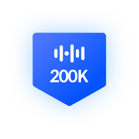 200K badge