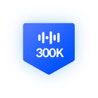 300K badge
